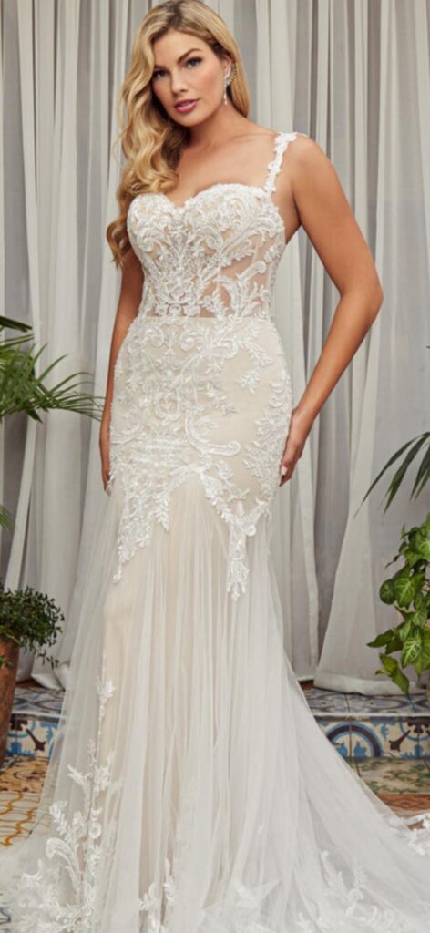 Gorgeous Curvy Bridal Gown